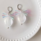 作品【 ピアス / イヤリング 】Aurora Ribbon  Pierce