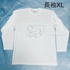 作品パウルクレー　天使というよりむしろ鳥　ロンT 綿Tシャツ長袖XL白 SMLも有