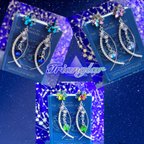 作品【受注生産】 STAR LIGHTピアス 【Trianglar】