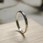 作品鏡面 シルバープレーンリング 2.5mm幅 ミラー シルバー950｜SILVER RING 指輪 シンプル アクセサリー｜201