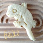 作品ヤモリのクッキー型　お菓子作り　製菓用　抜き型　型抜きクッキー型