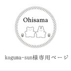 作品koguma-sun様専用ページ