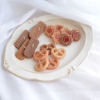 作品蜜蝋の3種のクッキーキャンドル