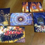 作品ヨーロッパのクリスマスポストカード5枚セット
