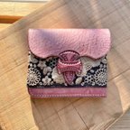 作品Wallet dressed with Indian embroidered ribbon "Espada Corte"