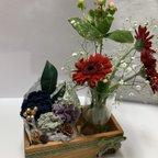 作品《Cool Beauty》ニットflowers Box