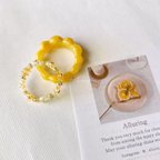 作品【Set ring】bouquet ring set 🍋yellow