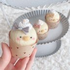 作品＊再販2＊🧁 ひよこ カップケーキ の マスコット 🧁