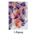 作品2016年 A6サイズ手帳 Zigzag