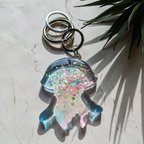 作品jellyfish key ring