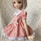 作品[MDD•S胸]リボンワンピース［ピーチ］