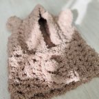 作品【ニット帽】baby knit cap クマのお耳がついた　子供用　ニット帽　です！