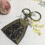 作品インド刺繍リボン　オシャレなキーホルダー⭐︎バッグチャーム