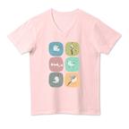 作品【受注制作】シマエナガのTシャツ（ピンク）メンズ・レディース