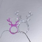 作品雪化粧の鹿