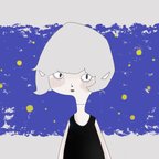 作品宮崎カナエイラスト(高画質額付きポスカサイズ)