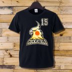 作品オカメインコチームTシャツ　ブラック