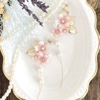 作品🌸特別な日を彩る桜の耳飾り🌸