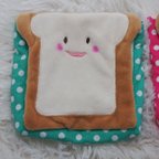 作品食パンちゃん🍞移動ポケット（濃グリーン）ティッシュケース