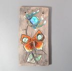作品【北欧 ヴィンテージ】Tilgmans Keramik （ティルグマンズ ケラミック） wall plate butterfly