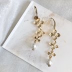 作品3flower pierce or earring