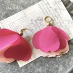 作品【NEW】2pcs★charm・double petal （花びらチャーム）