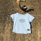 作品【送料無料】刺繍Tシャツ(サックスブルー)