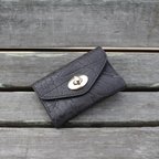 作品価格改定‼️スモールウォレット　small wallet  ヴァイソン　ダークブラウン　ゴールド金具