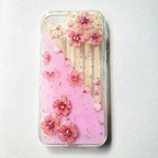 作品はんなり☆桜のスマホケース　iPhone7.8専用