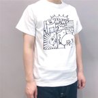 作品9る9るロボット　WOW！ アメコミ風Tシャツ