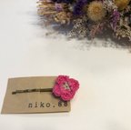 作品【ヘアアクセ】紫陽花　pink