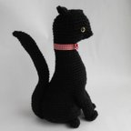 作品黒ネコの可愛い編みぐるみ
