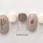 作品apple nail チップ