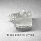 作品Thomas Gonzaga crystal：quartz in quartz /トマスゴンサガ産水晶原石 32：貫入水晶 ( レインボーあり )