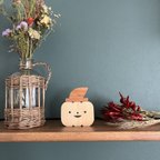 作品【松材】木製 ◆ かぼちゃ / 置物 /ハロウィン / 木の雑貨 / インテリア / オブジェ /  木のおもちゃ
