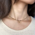 作品Rutilated quartz necklace