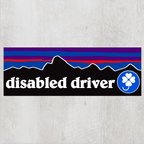 作品P【disabled driver】クローバーマークマグネットステッカー