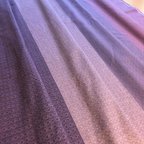 作品４色のスミレ色　ドビー織柔らかなコットン生地　115×50cm