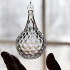 作品新作「Fruttaのオーナメント」スウェーデンクリスタル 煌めき ナチュラル 水滴  透明 ドット サンキャッチャー