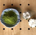 作品［green tea］ミネラルがいっぱい☆新鮮粉末緑茶〜手軽に楽しむ〜30g入