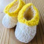 作品ベビー　ソックス　シューズ(バナナ2)                      Baby Socks Shoes (Banana2)