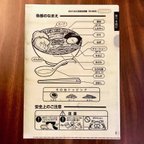 作品ラーメンの取扱説明書クリアファイル（サイバーおかんデザイン）