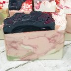 作品「ピンクペッパー多肉植物」石鹸・「Pink Pepper Succulents」Soap
