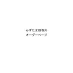 作品みずたま様専用オーダーページ