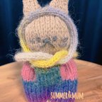 作品うさぎさんのスウェーデン編み人形☺︎