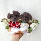 作品♡リングピロー♡　（トイプードルの Smile smile wedding No.2）