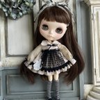 作品2438 ブライス さんのお洋服　classical Blythe ブライス アウトフィット 洋服 りかちゃん　22センチドール　クラシカル