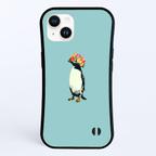 作品 [iPhone グリップケース] flower penguin