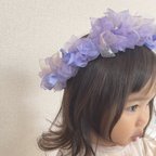 作品1歳お誕生日♡ハーフバースデー♡ お花のプリンセスになれる✧˖°キラキラリボンクラウン