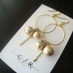 作品【SOLD OUT】*cream cotton pearl*